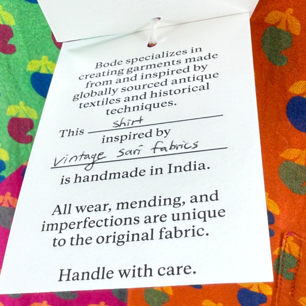 Bode Colorblocked Shirt - Picture 4 of 5